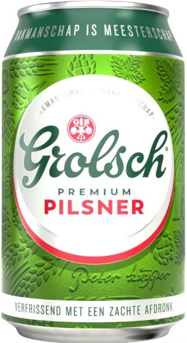 Grolsch Premium Pilsner Blik 24x33cl 4x6x33cl
